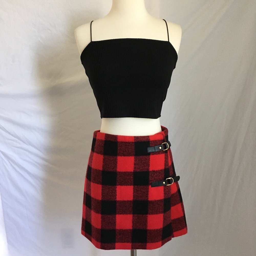 Forever 21 | Women Skirts | Red/Black/Plaid